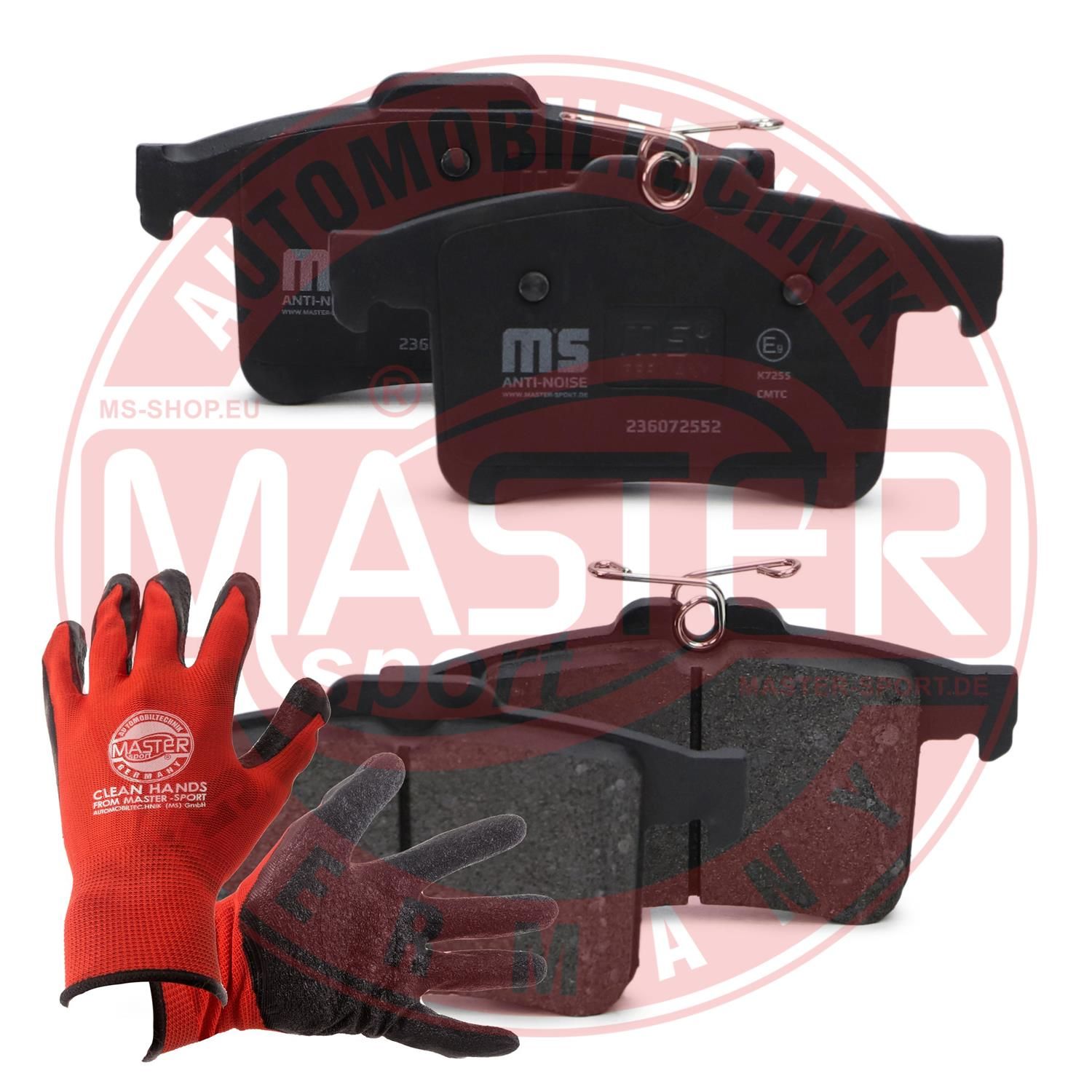 MASTER-SPORT GERMANY 24012002011PR-SET-MS Premium Δισκόπλακα Πίσω άξονας for LAND ROVER